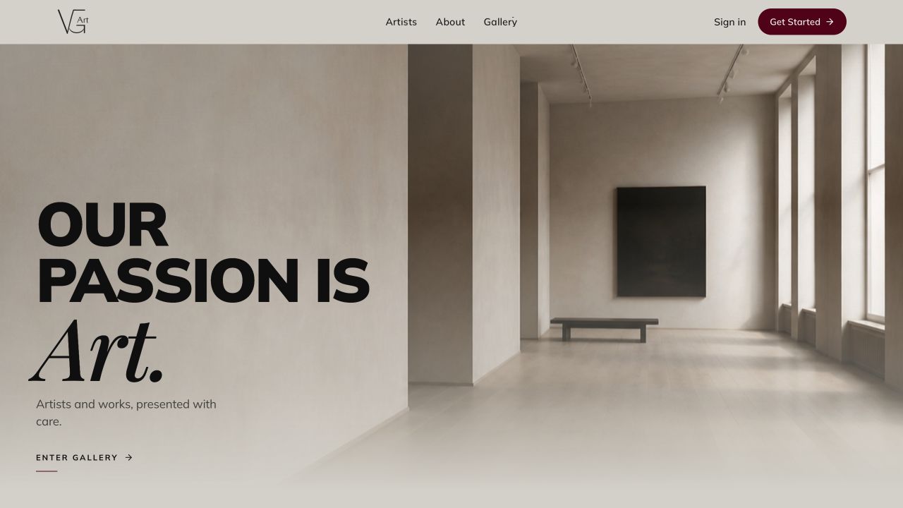Gegenschatz Art — Website